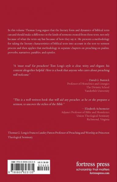 Preaching and Literary Forms