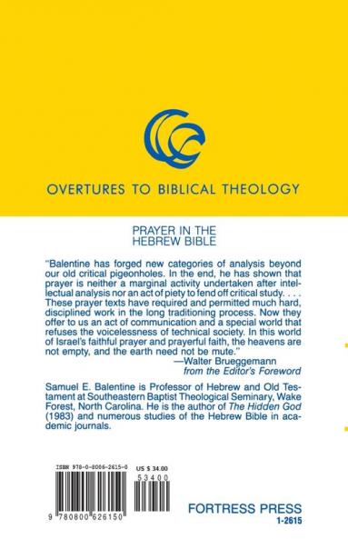 Prayer in the Hebrew Bible