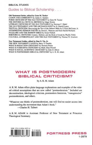 What Is Postmodern Biblical Criticism?