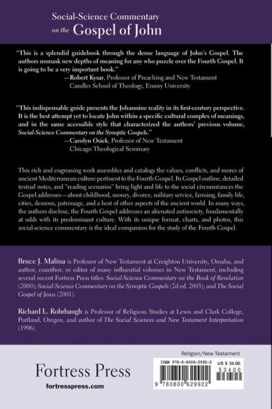 Social Science Commentary on the Gospel of John