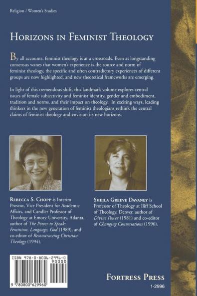 Horizons in Feminist Theology