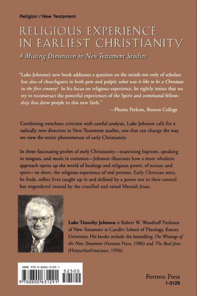 Religious Experience in Earliest Christianity