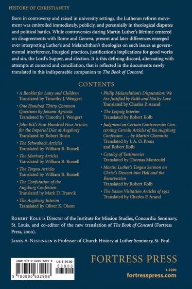 Sources and Contexts of the Book of Concord
