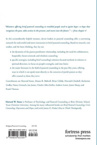 Strategies for Brief Pastoral Counseling