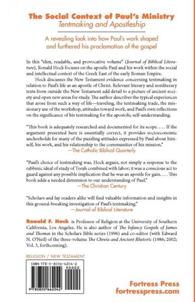 Social Context of Paul's Ministry The