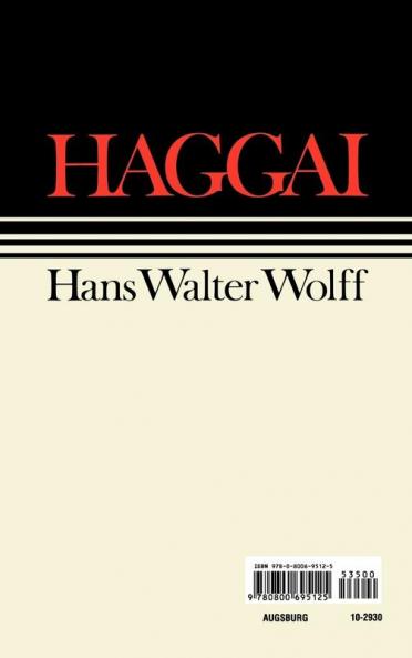 Haggai Continental Commentary