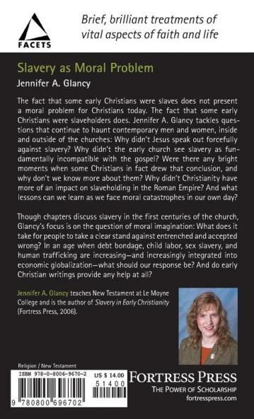 Slavery as Moral Problem