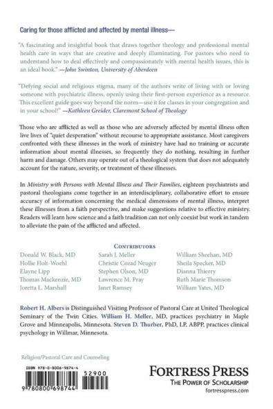 Ministry with Persons with Mental Illness and Their Families