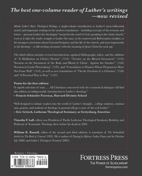 Martin Luther's Basic Theological Writings