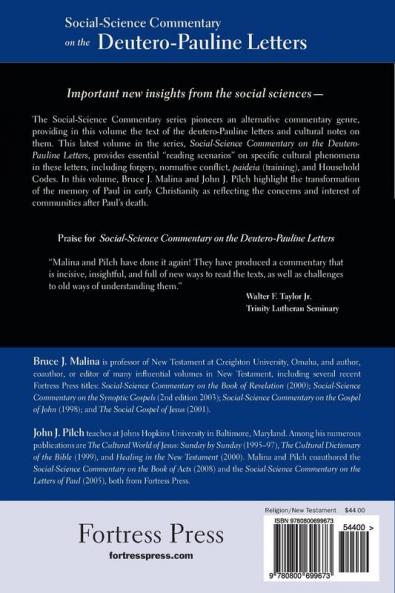 Social-Science Commentary on the Deutero-Pauline Letters