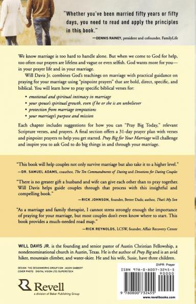 Pray Big for Your Marriage - The Power of Praying God`s Promises for Your Relationship