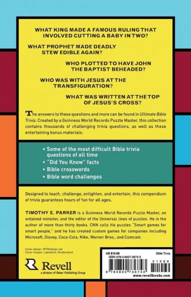 Ultimate Bible Trivia – Questions Puzzles and Quizzes from Genesis to Revelation