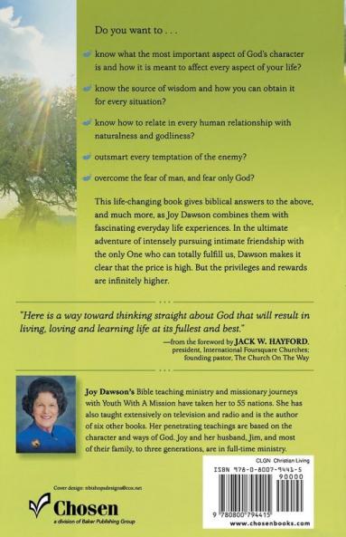 Intimate Friendship with God