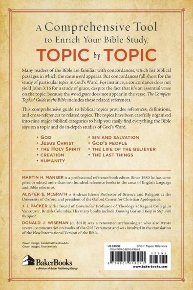 Complete Topical Guide to the Bible