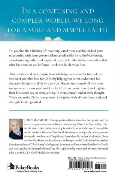 A Simple Christianity - Rediscover the Foundational Principles of Our Faith
