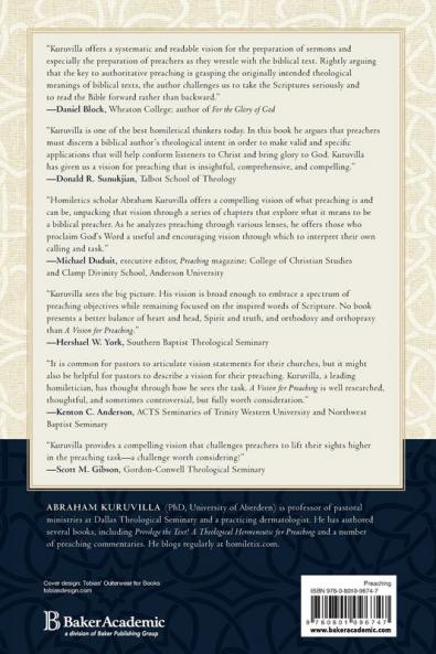 A Vision for Preaching - Understanding the Heart of Pastoral Ministry