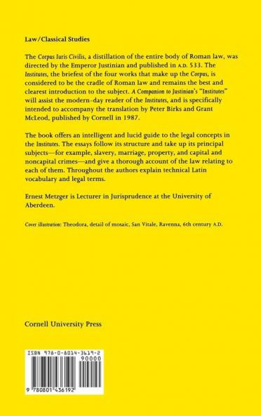 A Companion to Justinian's "Institutes"