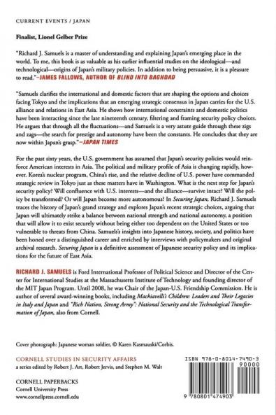 Securing Japan: Tokyo's Grand Strategy and the Future of East Asia (Cornell Studies in Security Affairs)