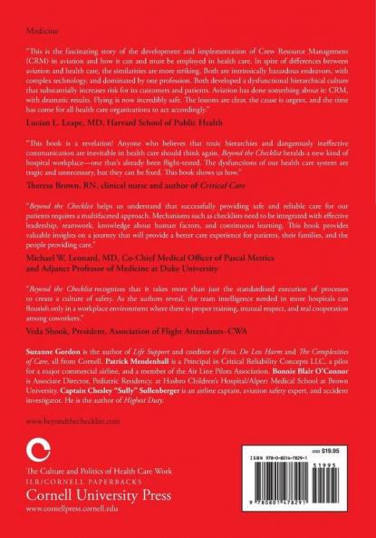 Beyond the Checklist: What Else Health Care Can Learn from Aviation Teamwork and Safety (The Culture and Politics of Health Care Work)