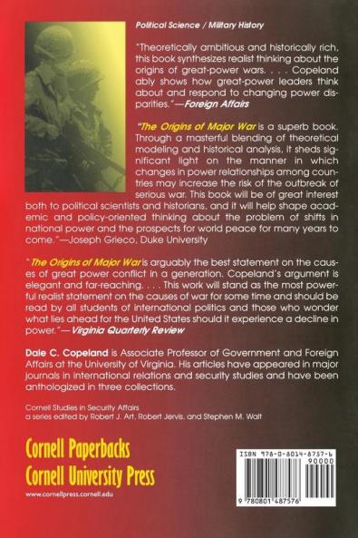The Origins of Major War (Cornell Studies in Security Affairs)