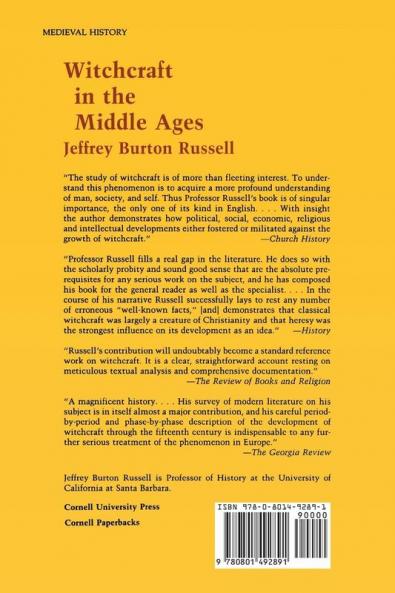 Witchcraft in the Middle Ages: Narrative as a Socially Symbolic ACT