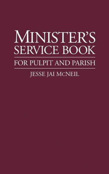 Minister's Service Book