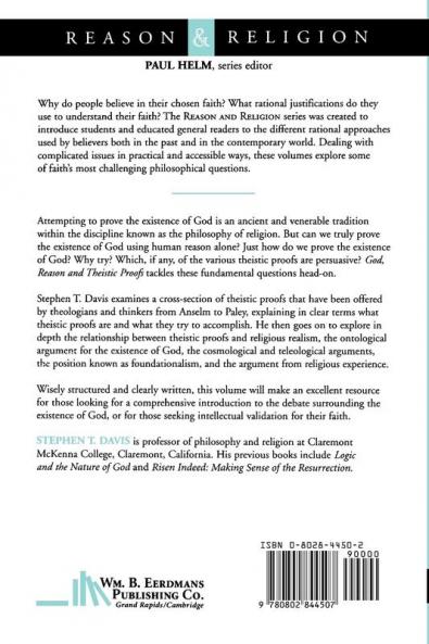 God Reason and Theistic Proofs