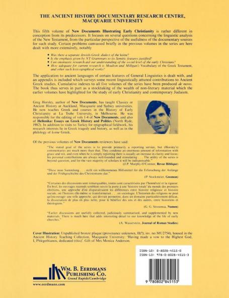 New Documents Illustrating Early Christianity 5