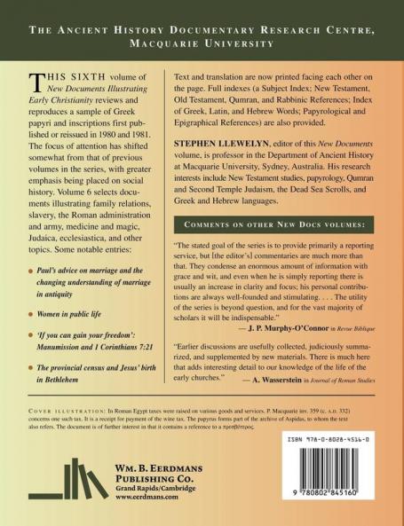 New Documents Illustrating Early Christianity 6