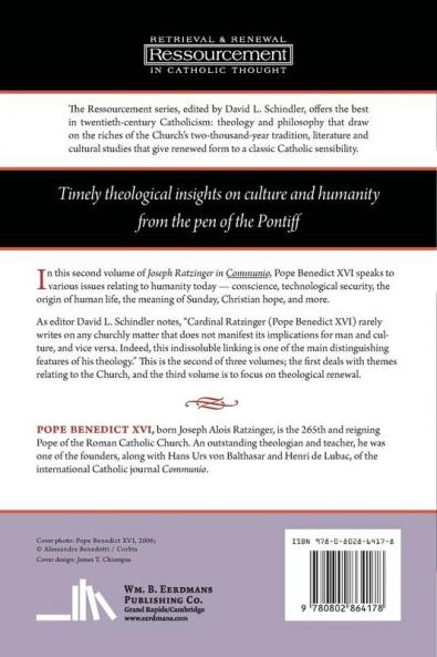 Joseph Ratzinger in Communio Volume 2
