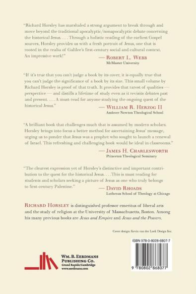 The Prophet Jesus and the Renewal of Israel
