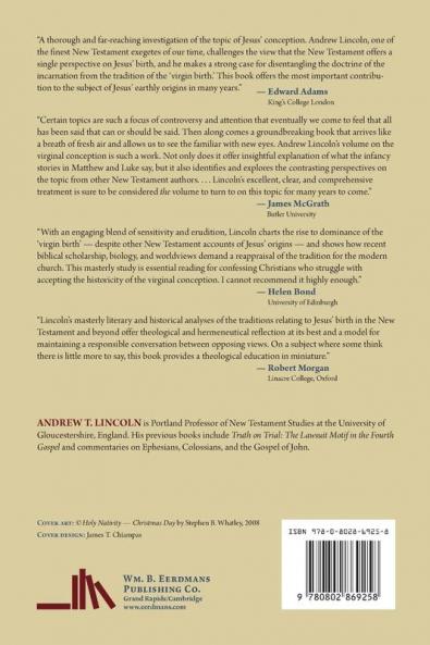 Born of a Virgin?: Reconceiving Jesus in the Bible Tradition and Theology