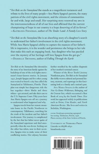 Test Ride on the Sunnyland Bus: A Daughter's Civil Rights Journey (River Teeth Literary Nonfiction Prize)