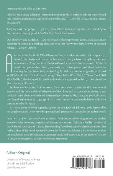Tell Me a Riddle Requa I and Other Works