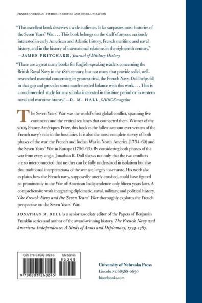 The French Navy and the Seven Years' War (France Overseas: Studies in Empire and Decolonization)