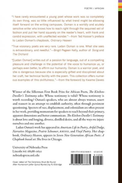 The Kitchen-Dweller's Testimony (African Poetry Book)
