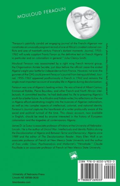 Journal 1955-1962: Reflections on the French-Algerian War
