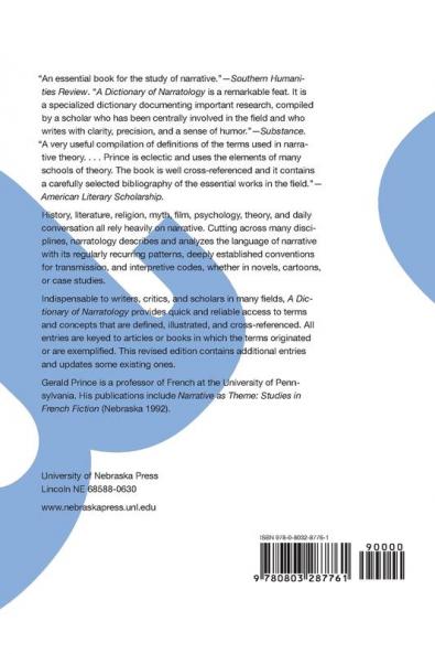 A Dictionary of Narratology (Revised Edition)