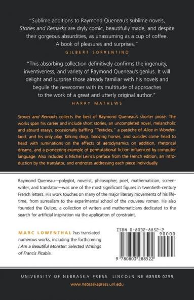 Stories and Remarks