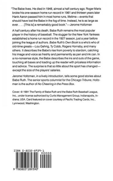 Babe Ruth's Own Book of Baseball