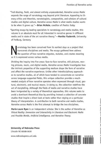 Narrative across Media: The Languages of Storytelling (Frontiers of Narrative)