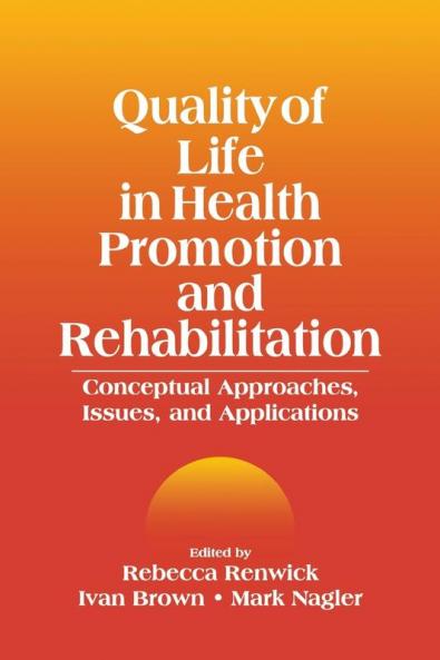 Quality of Life in Health Promotion and Rehabilitation