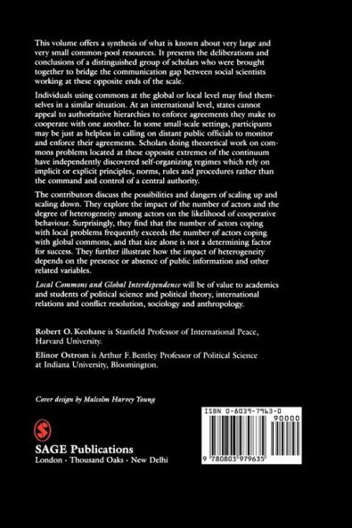 Local Commons and Global Interdependence