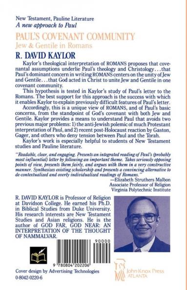 Paul's Covenant Community: Jew and Gentile in Romans