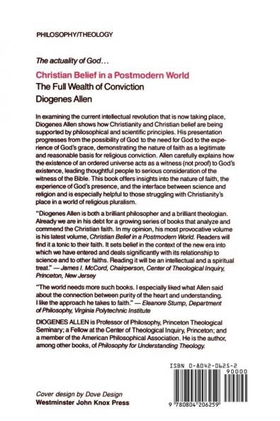Christian Belief in a Postmodern World: The Full Wealth of Conviction