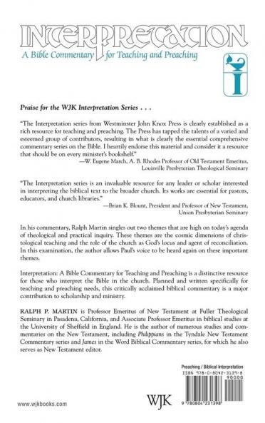 Ephesians Colossians and Philemon: Interpretation (Interpretation: A Bible Commentary)