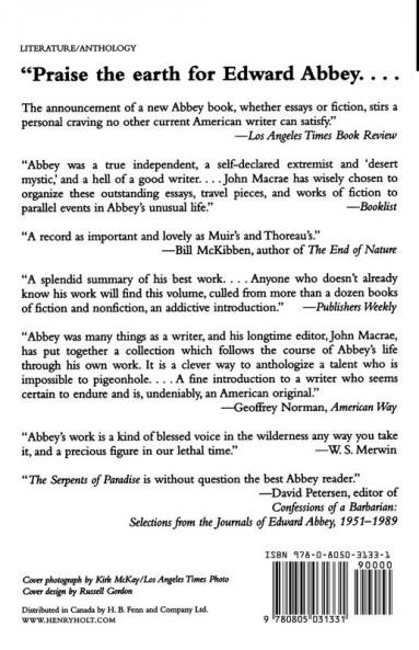 The Serpents of Paradise: A Reader