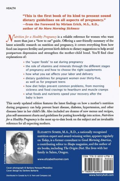 Nutrition for a Healthy Pregnancy Revised Edition