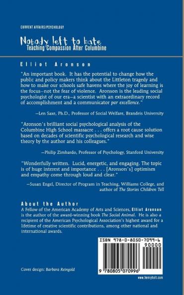 Nobody Left to Hate: Teaching Compassion after Columbine