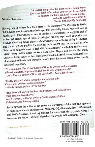 The Writer's Book of Hope